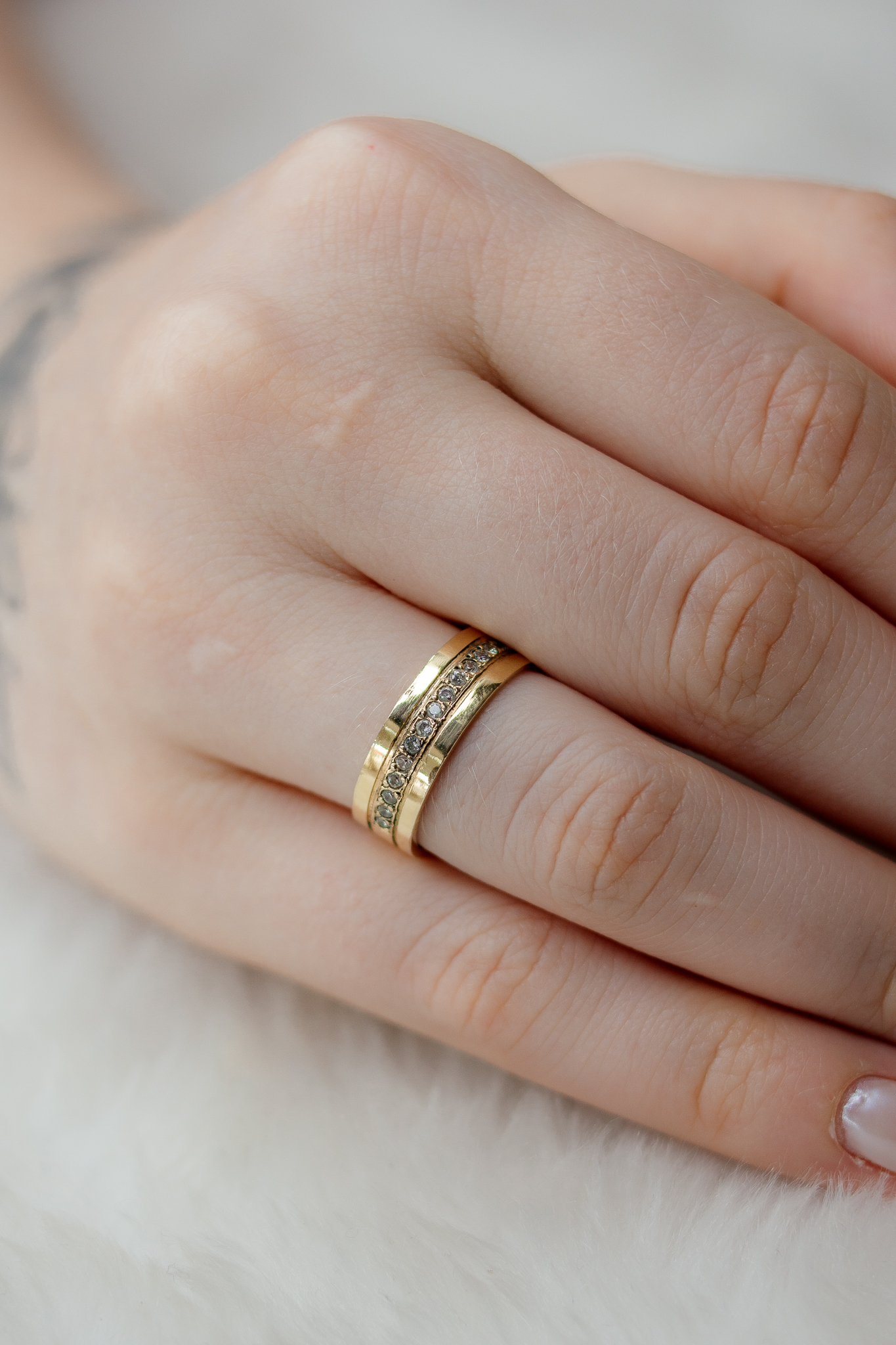 Alianças de Casamento Livi 6mm Ouro 18K