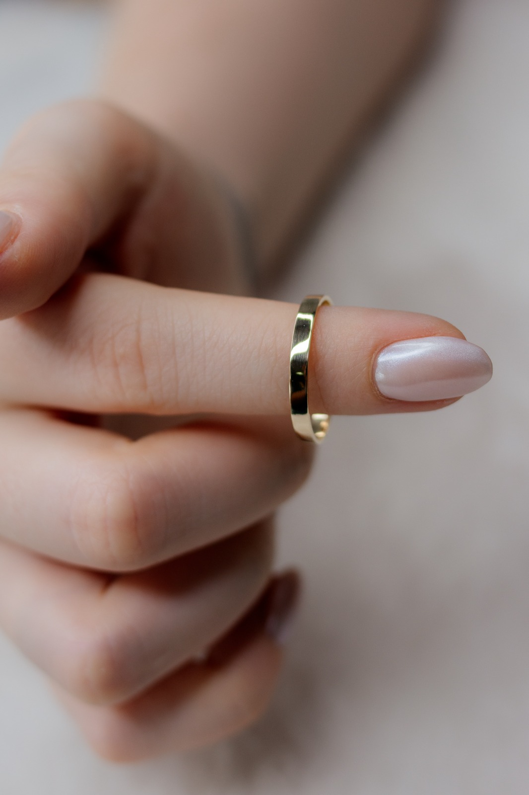 Alianças de Casamento Jasmim Classic 2mm Ouro 18K