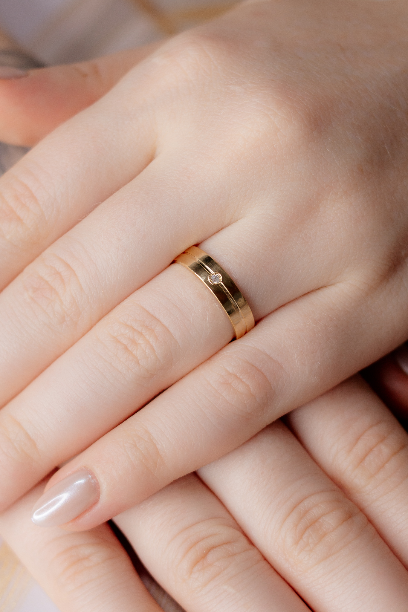 Alianças de Casamento Dinamarca 4mm Ouro 18K