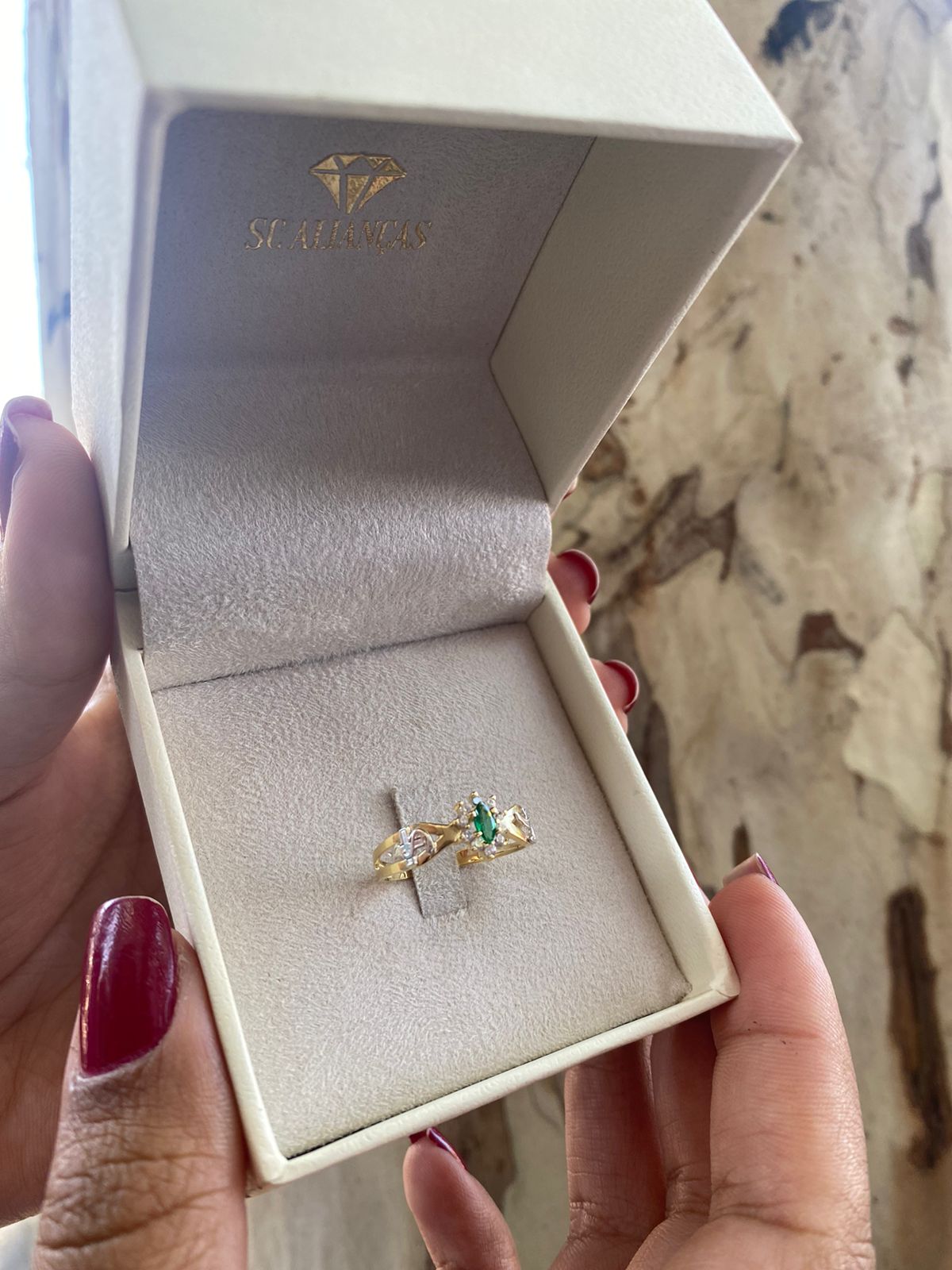 ANEL VIRTUS FORMATURA MEDICINA EM OURO 18K