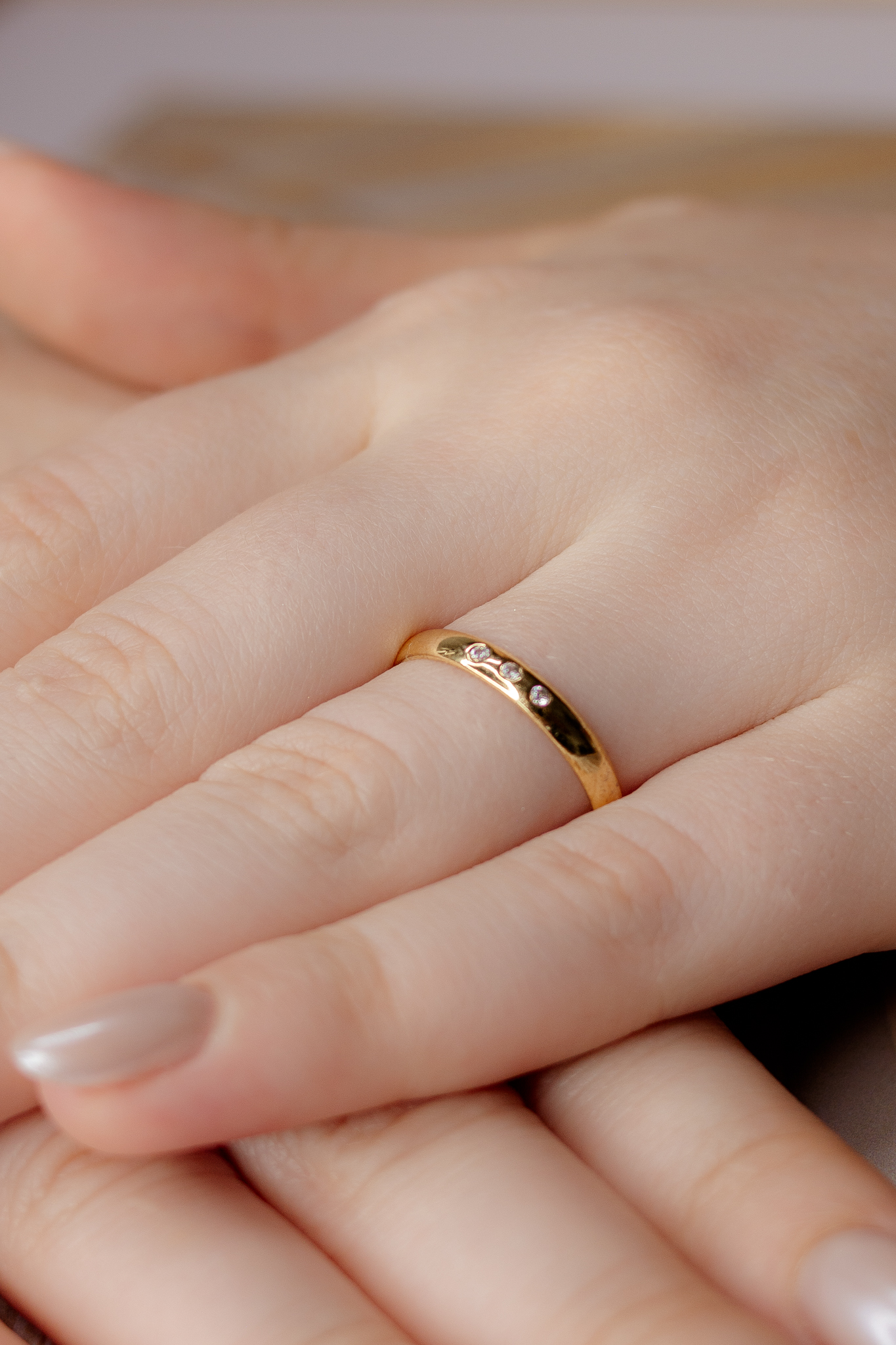 Alianças de Casamento Bali Star 3mm Ouro 18K