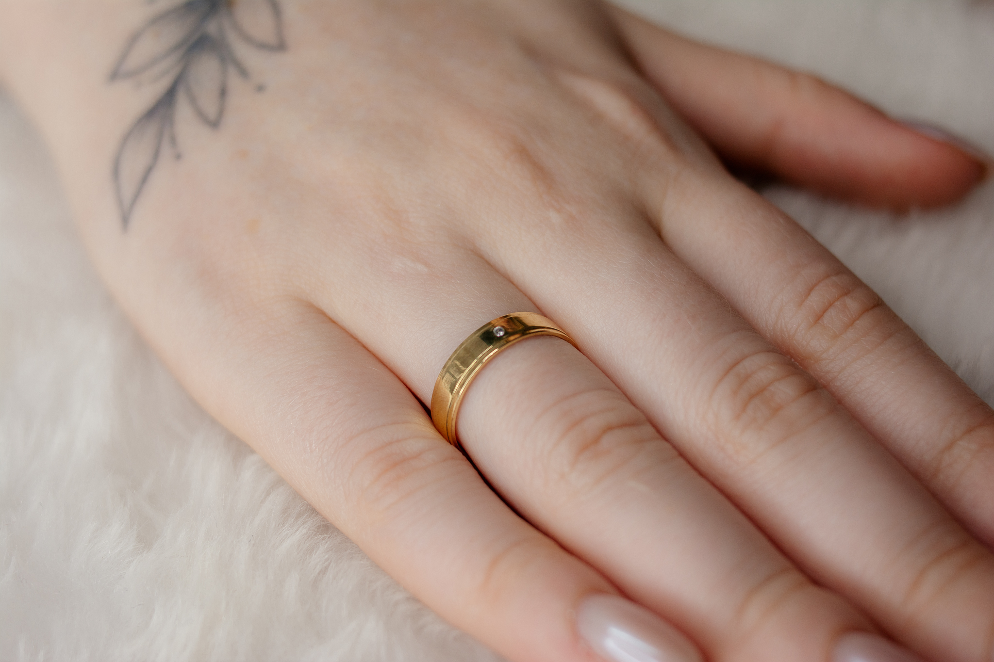 Alianças de Casamento Toronto 4,5mm Ouro 18K