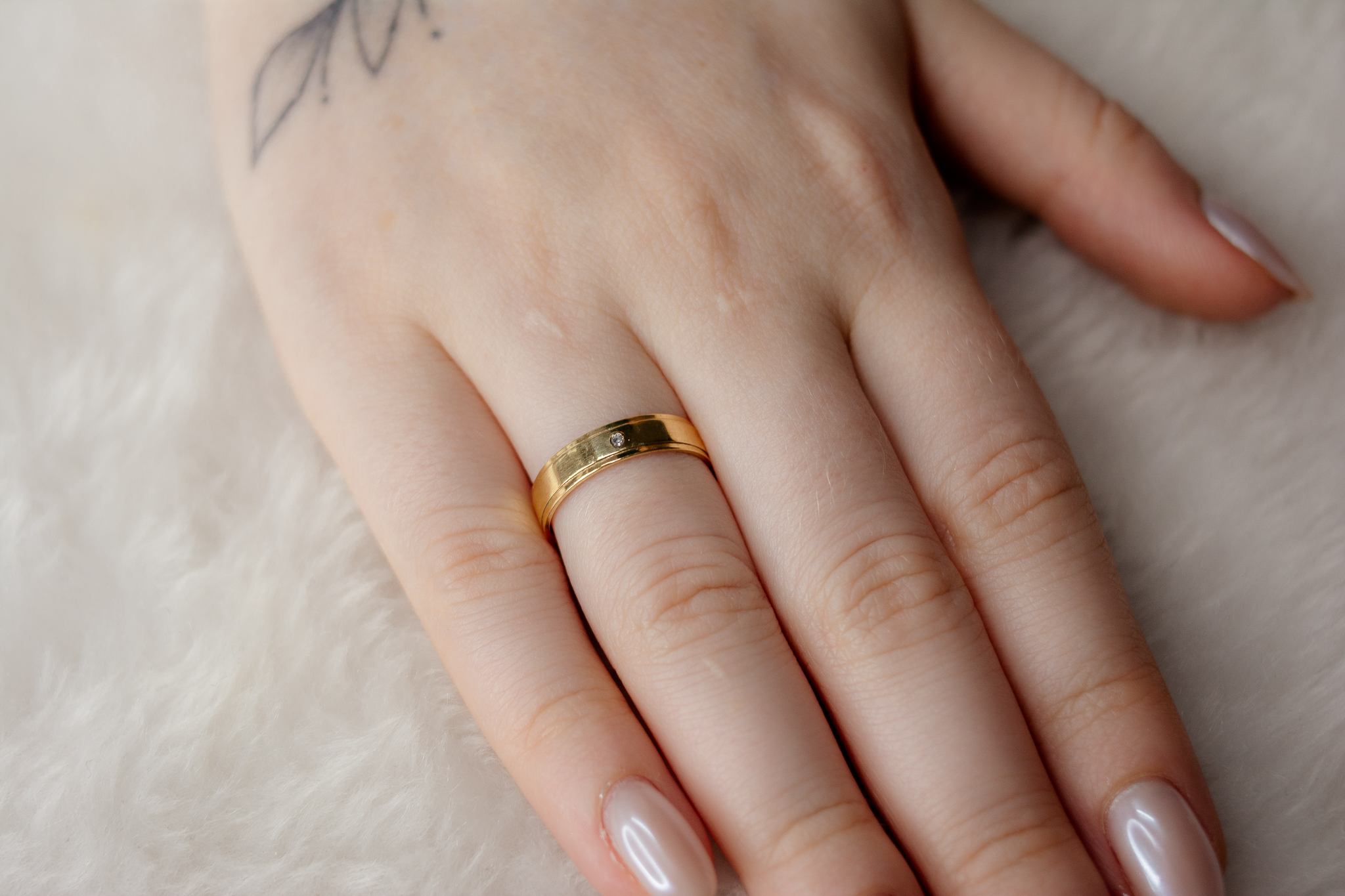 Alianças de Casamento Toronto 4,5mm Ouro 18K
