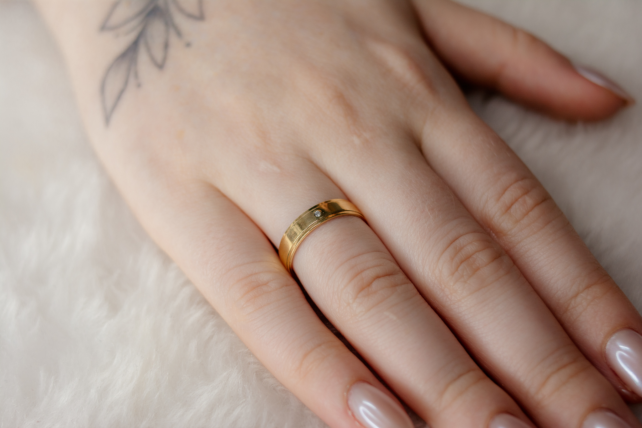 Alianças de Casamento Toronto 4,5mm Ouro 18K