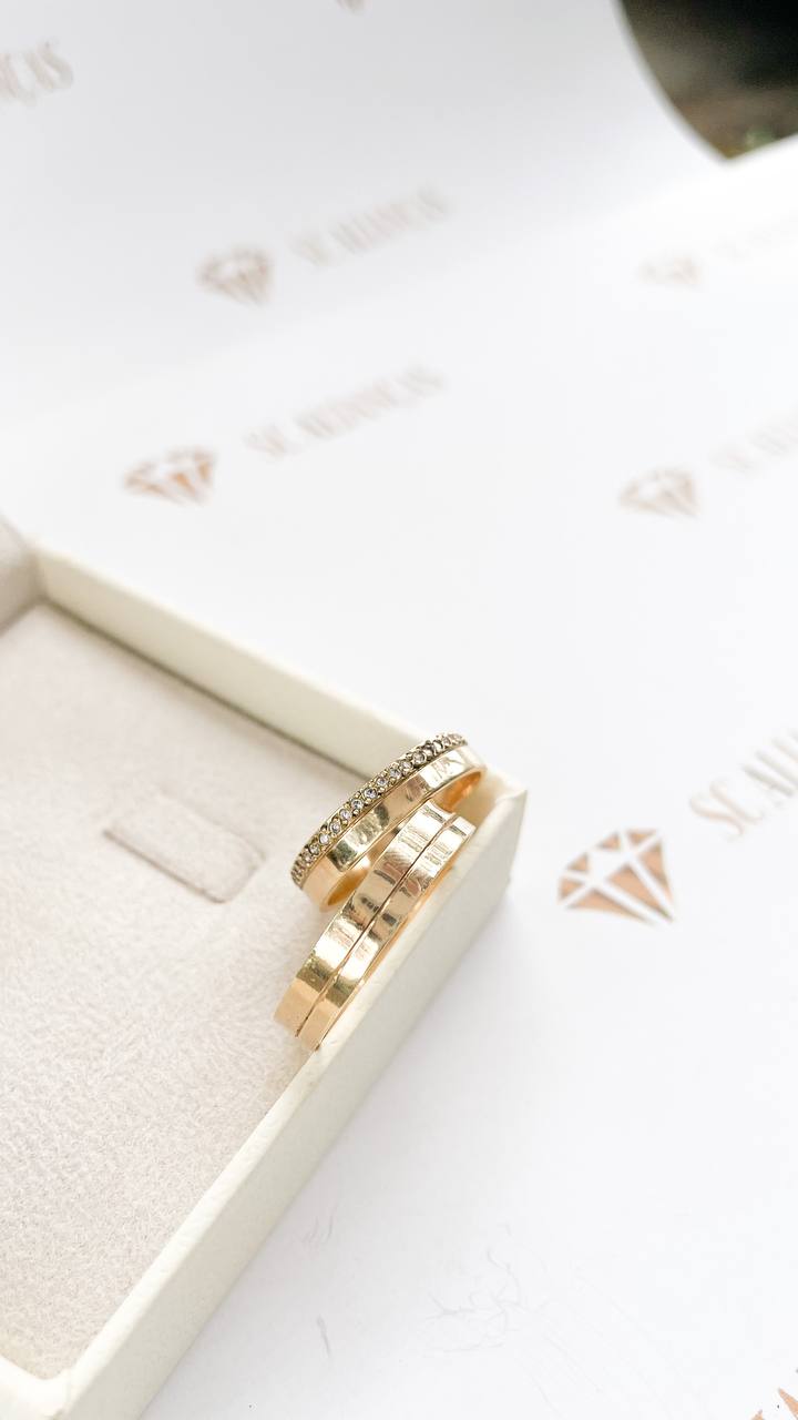Aliança de Casamento Corfu 4mm Ouro 18K