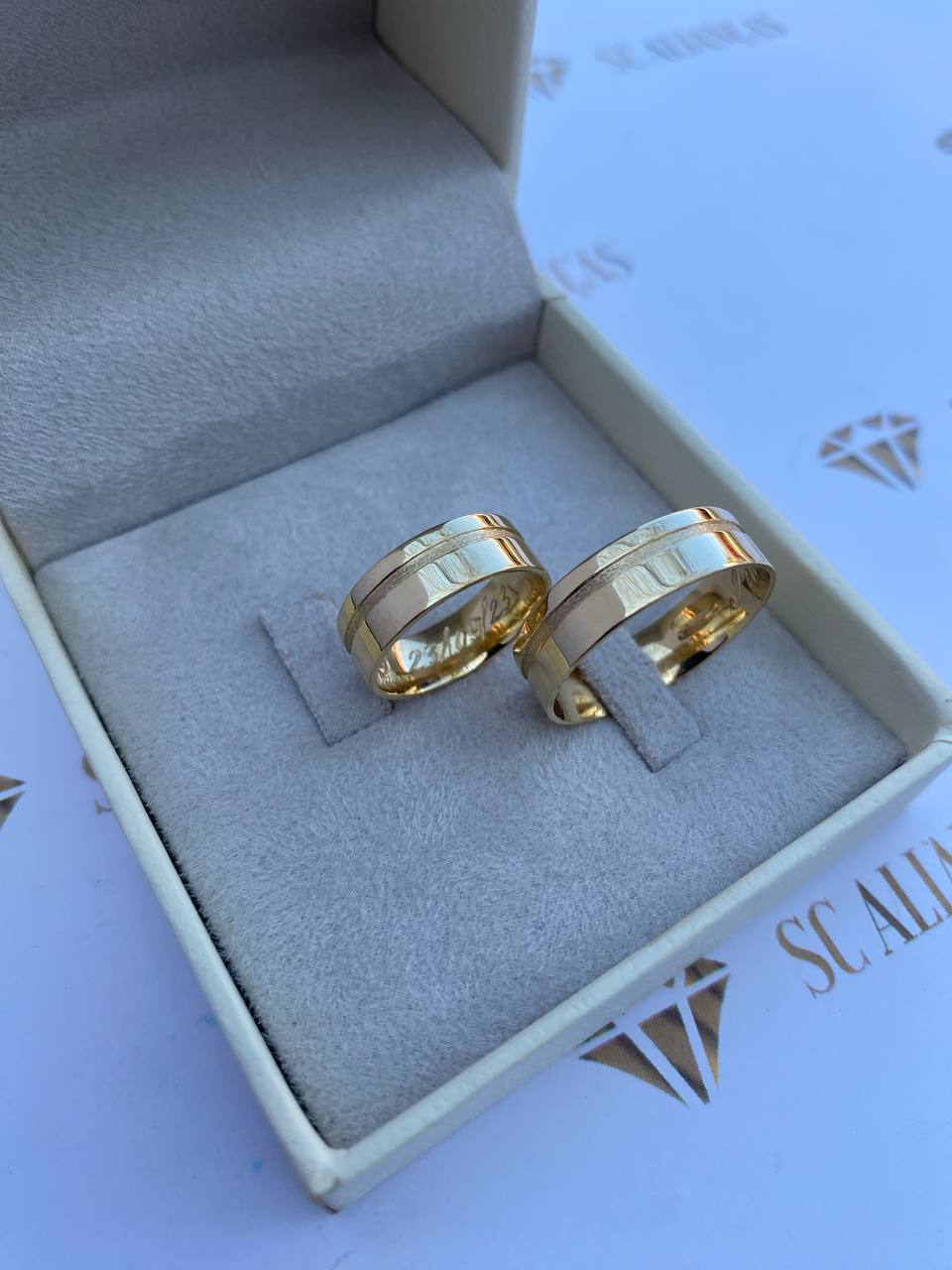 Aliança de Casamento Lisboa 7mm Ouro 18K