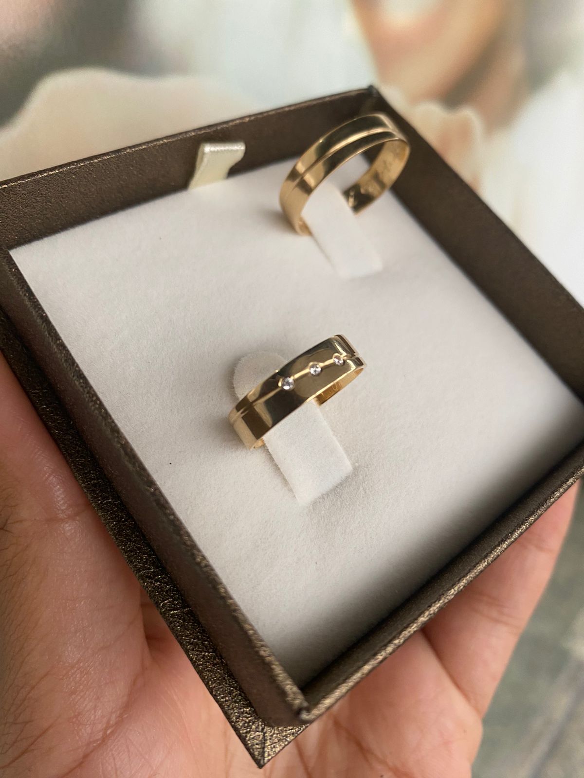 Alianças de Casamento Foz do Iguaçu 4,5mm Ouro 18K
