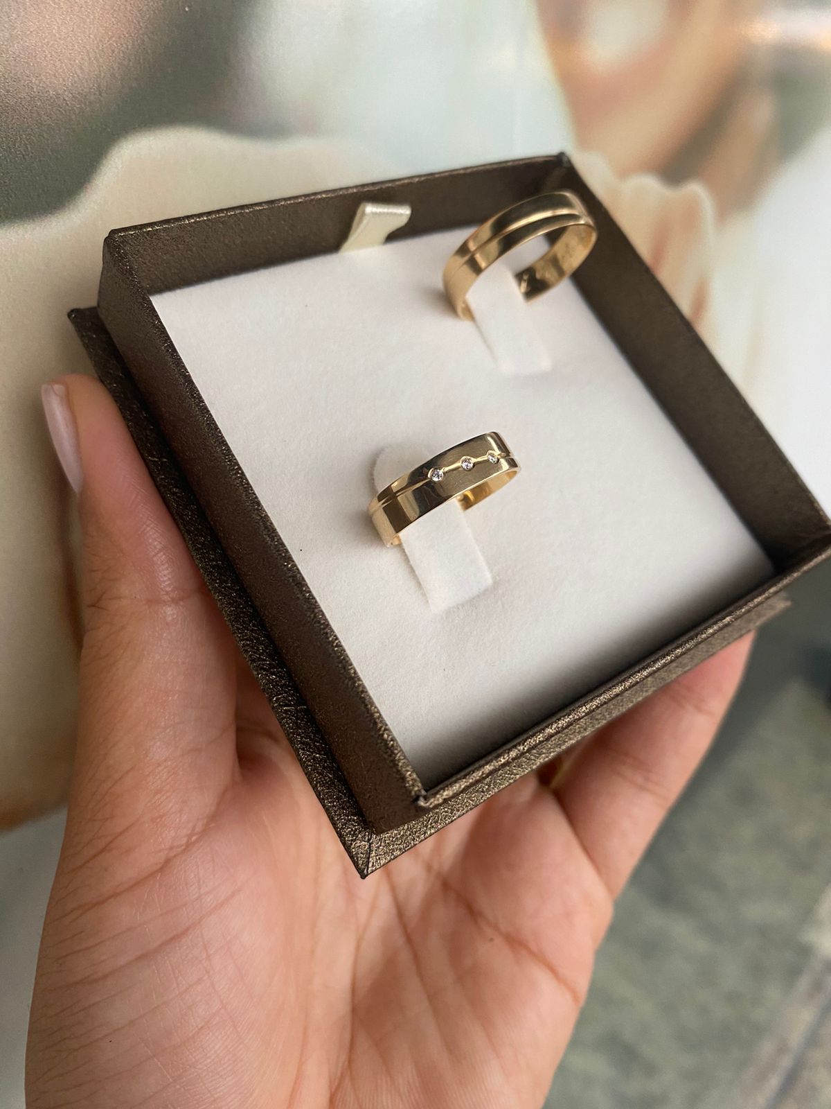 Alianças de Casamento Foz do Iguaçu 4,5mm Ouro 18K