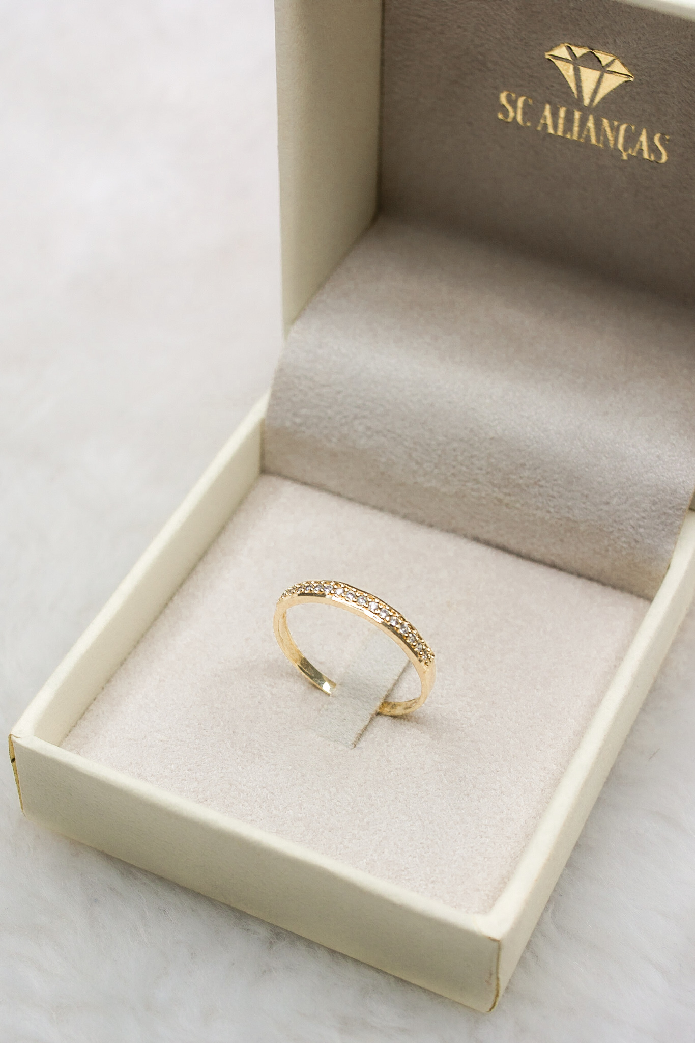 Anel aparador Iris - Ouro 18k