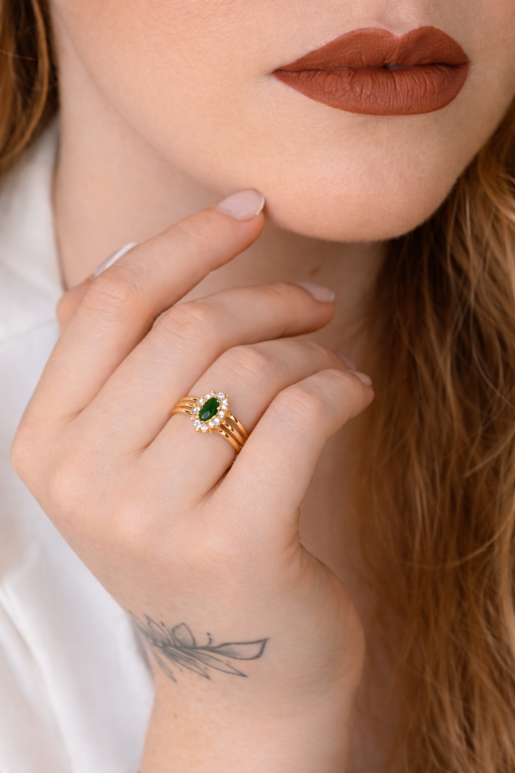 Anel Solitário Bella - Ouro 18K