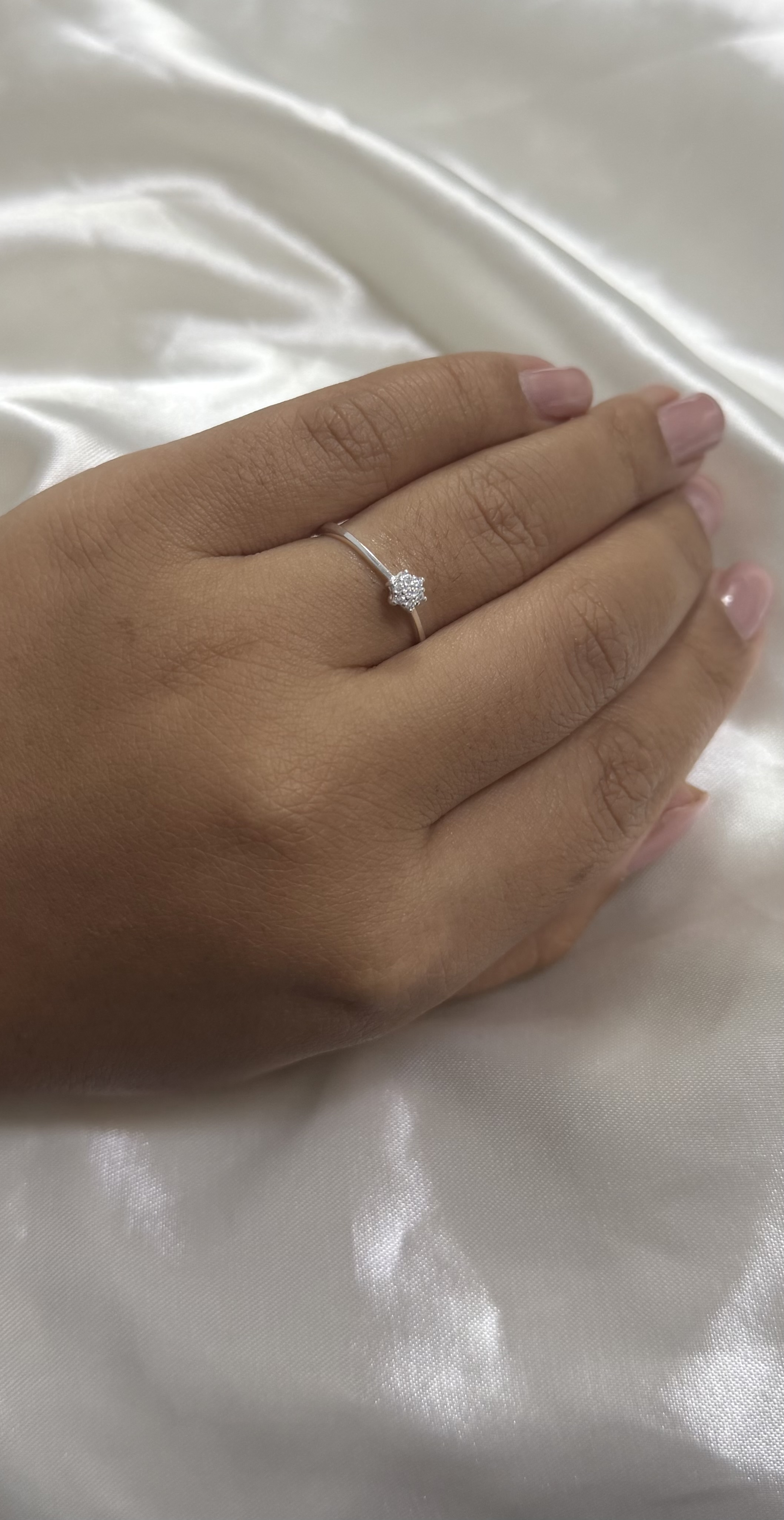 Solitário de Prata - Modelo Mendonça