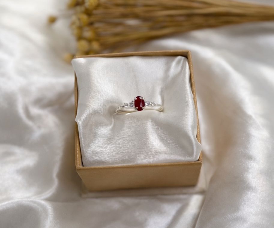 Anel Solitário Royale - Prata