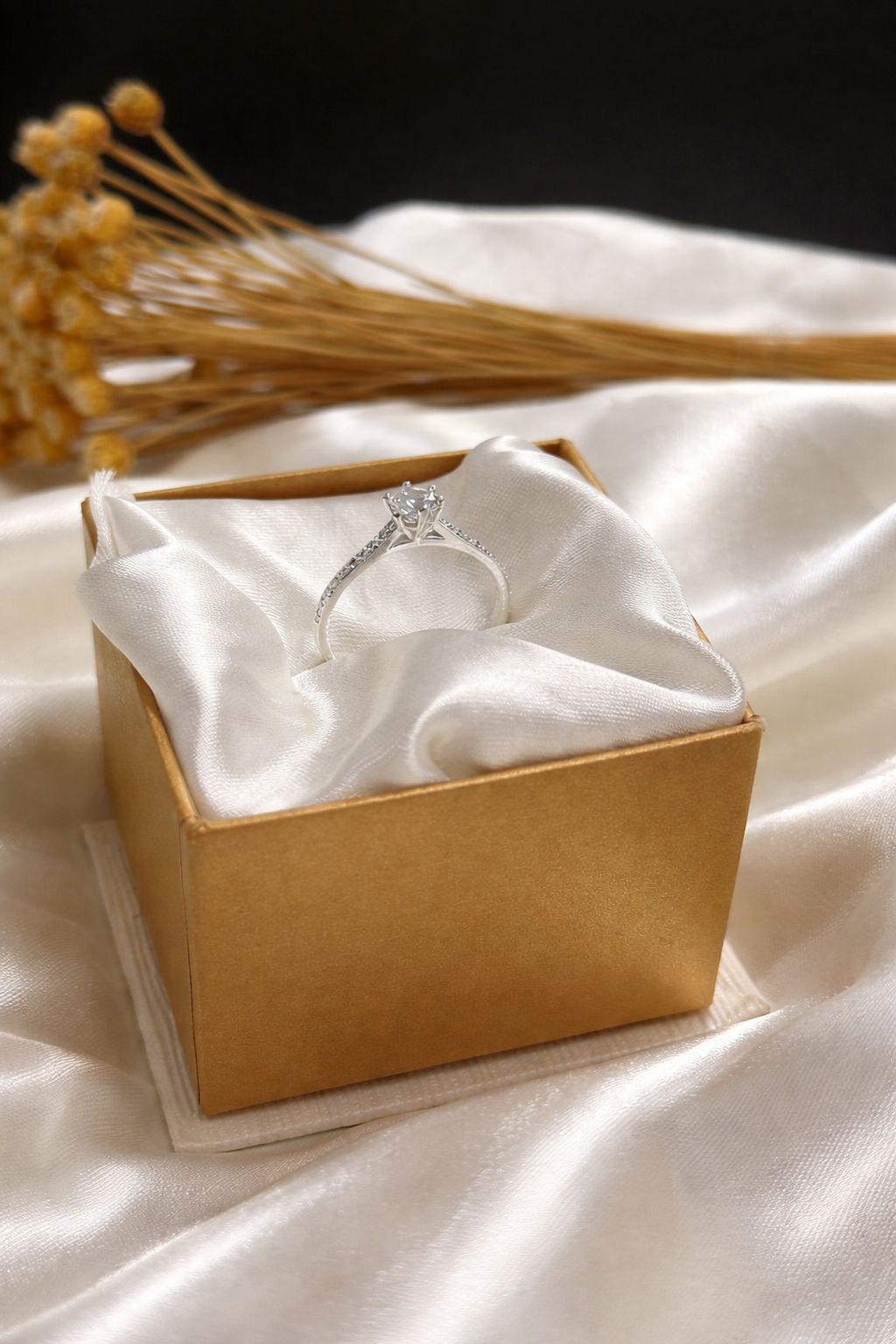 Anel Solitário Finlandês - Prata