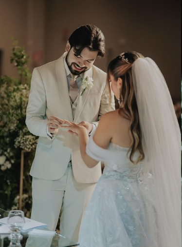 Ana Regadas e Davi Barreto